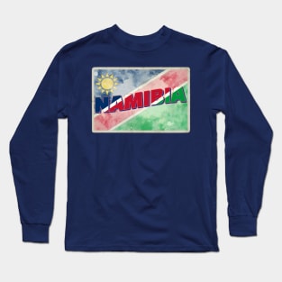 Namibia Vintage style retro souvenir Long Sleeve T-Shirt